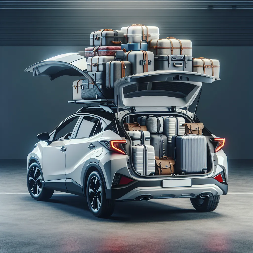 Praktyczny sposób na transport bagażu podczas podróży samochodem – Toyota CHR bagażnik