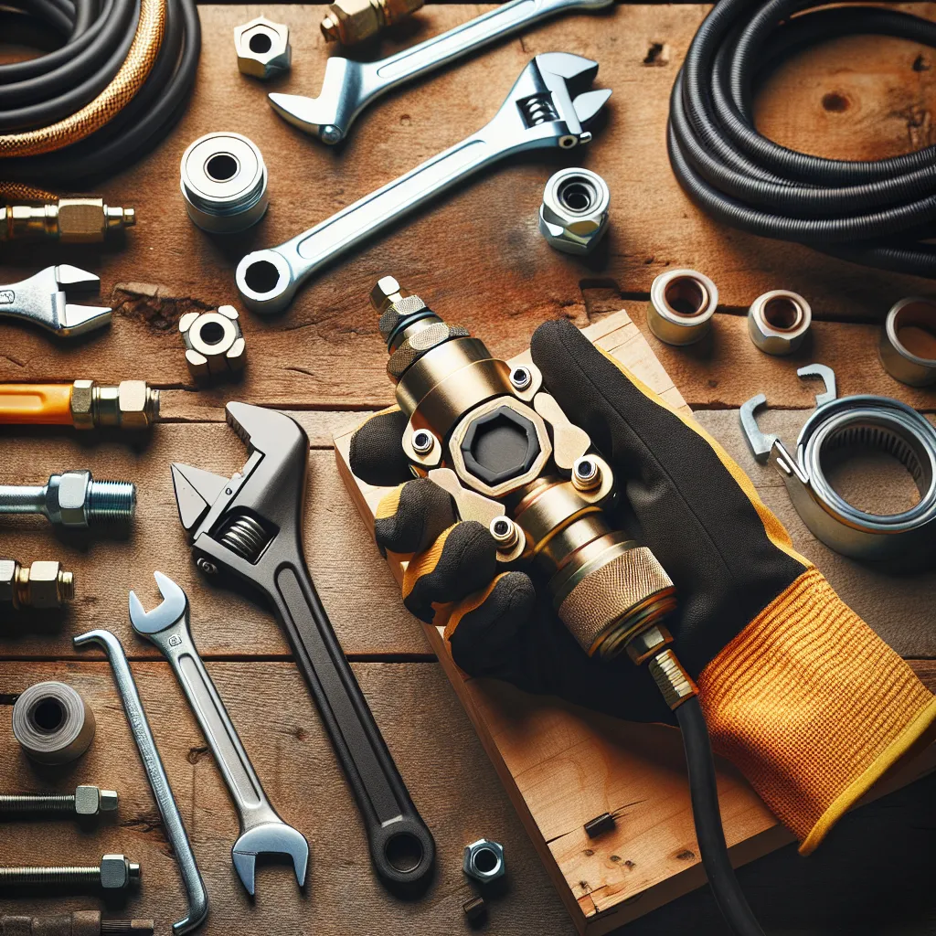 Jak bezpiecznie i sprawnie używać szybkozłącza hydraulicznego 1 cal w majsterkowaniu?